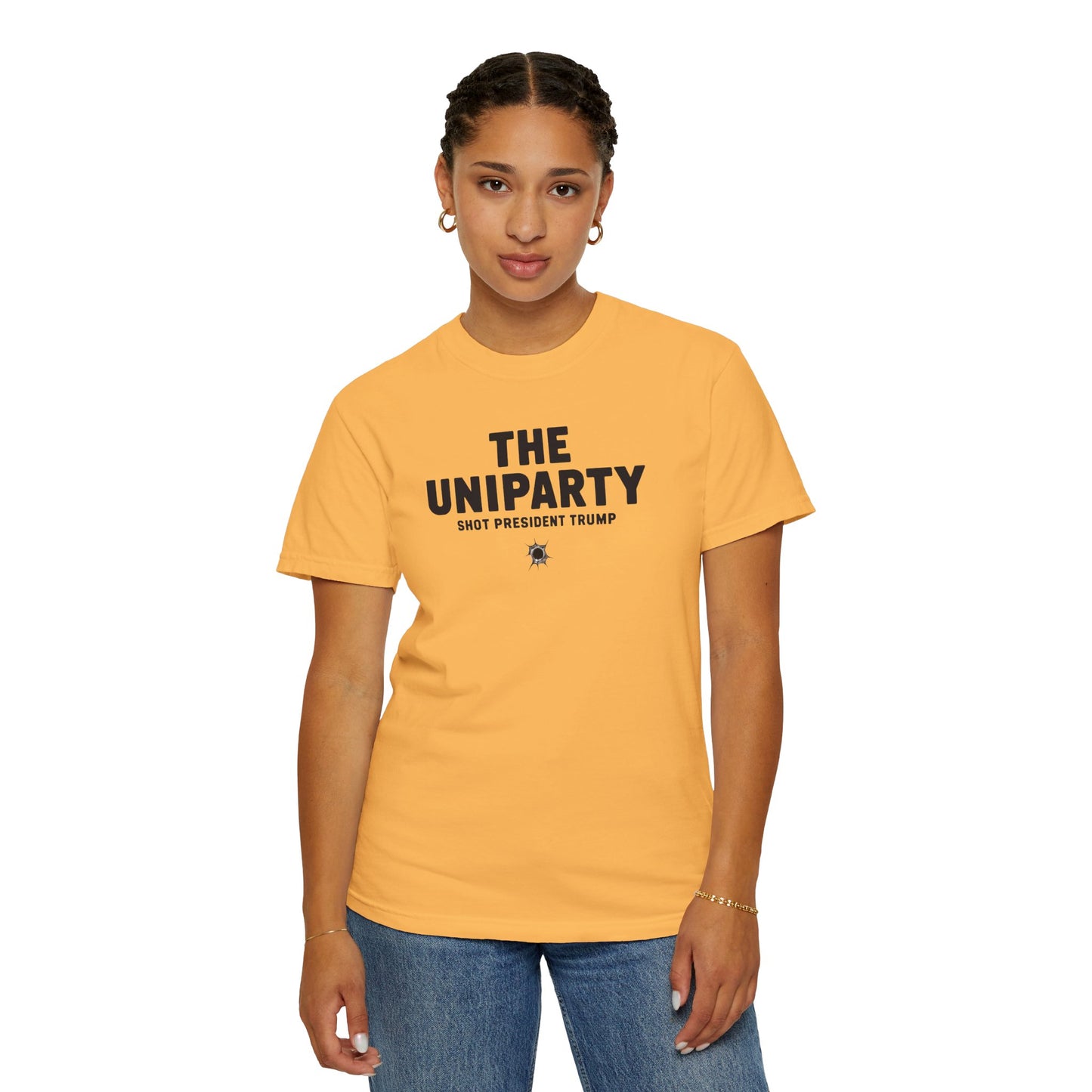 "The Uniparty Shot President Trump" #02, Unisex T-shirt