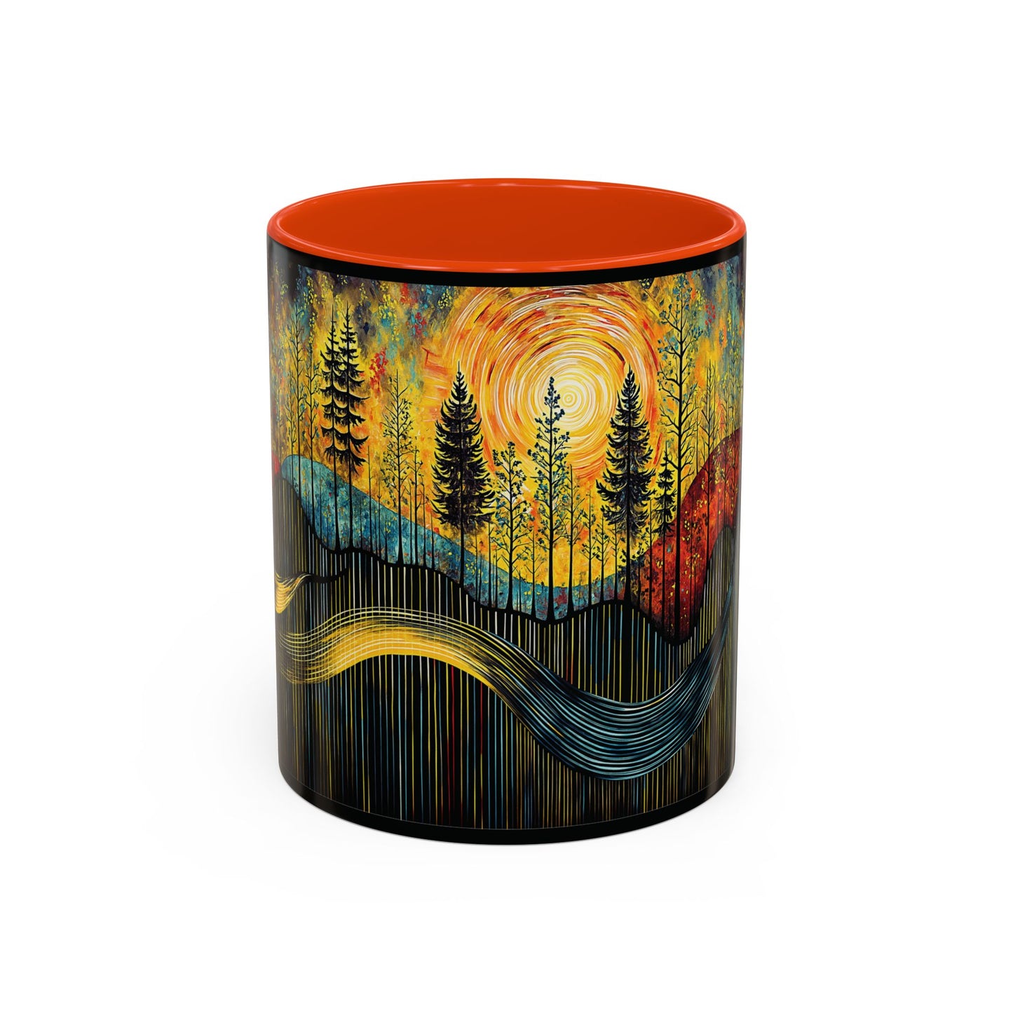 "Sacred Resonance", Colorful Mugs (11oz, 15oz)