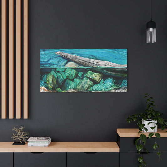 "Underkeel – Stones of the Western Sea", Fine Art Matte Canvas, Stretched, 1.25"