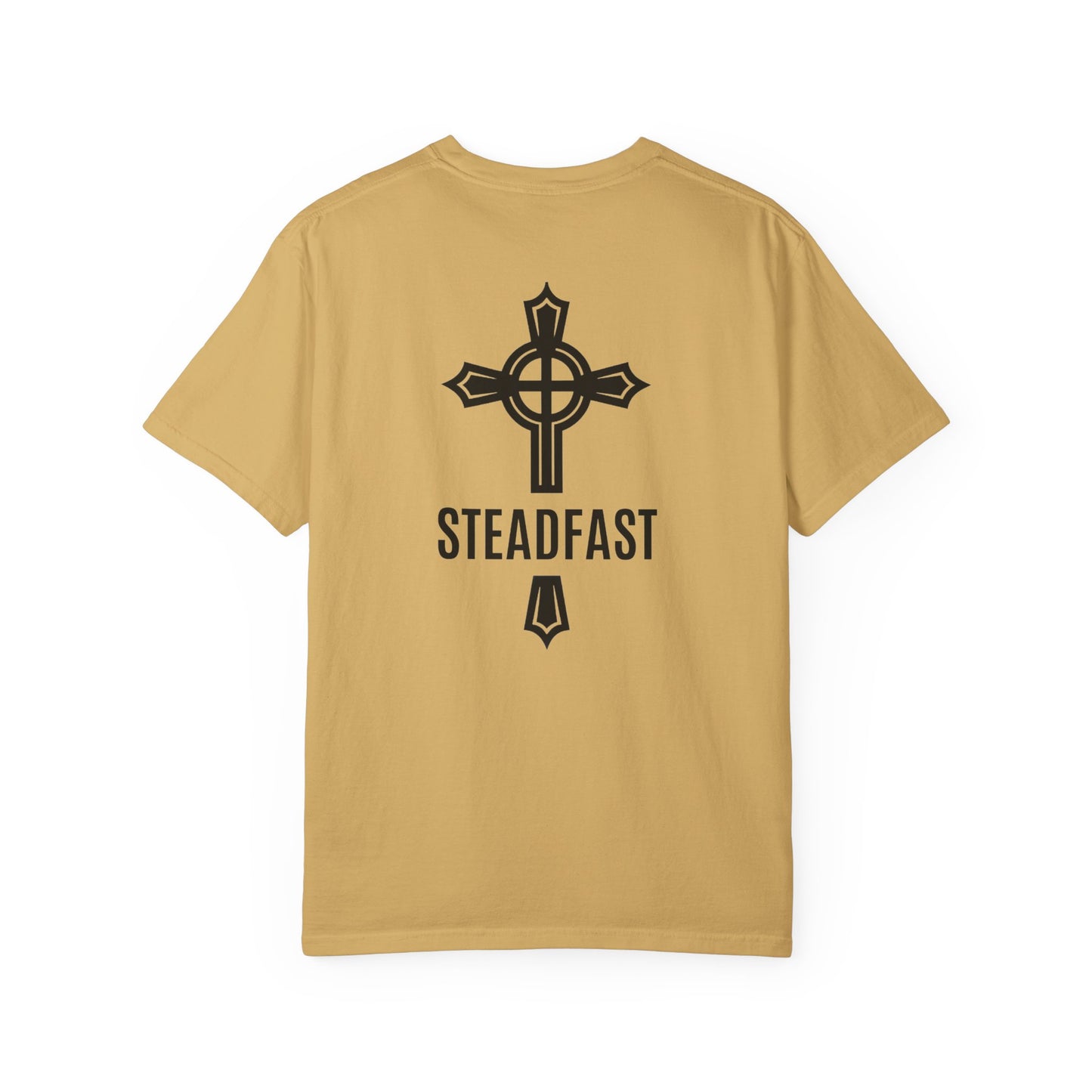 "Steadfast Cross in Black", Unisex T-shirt