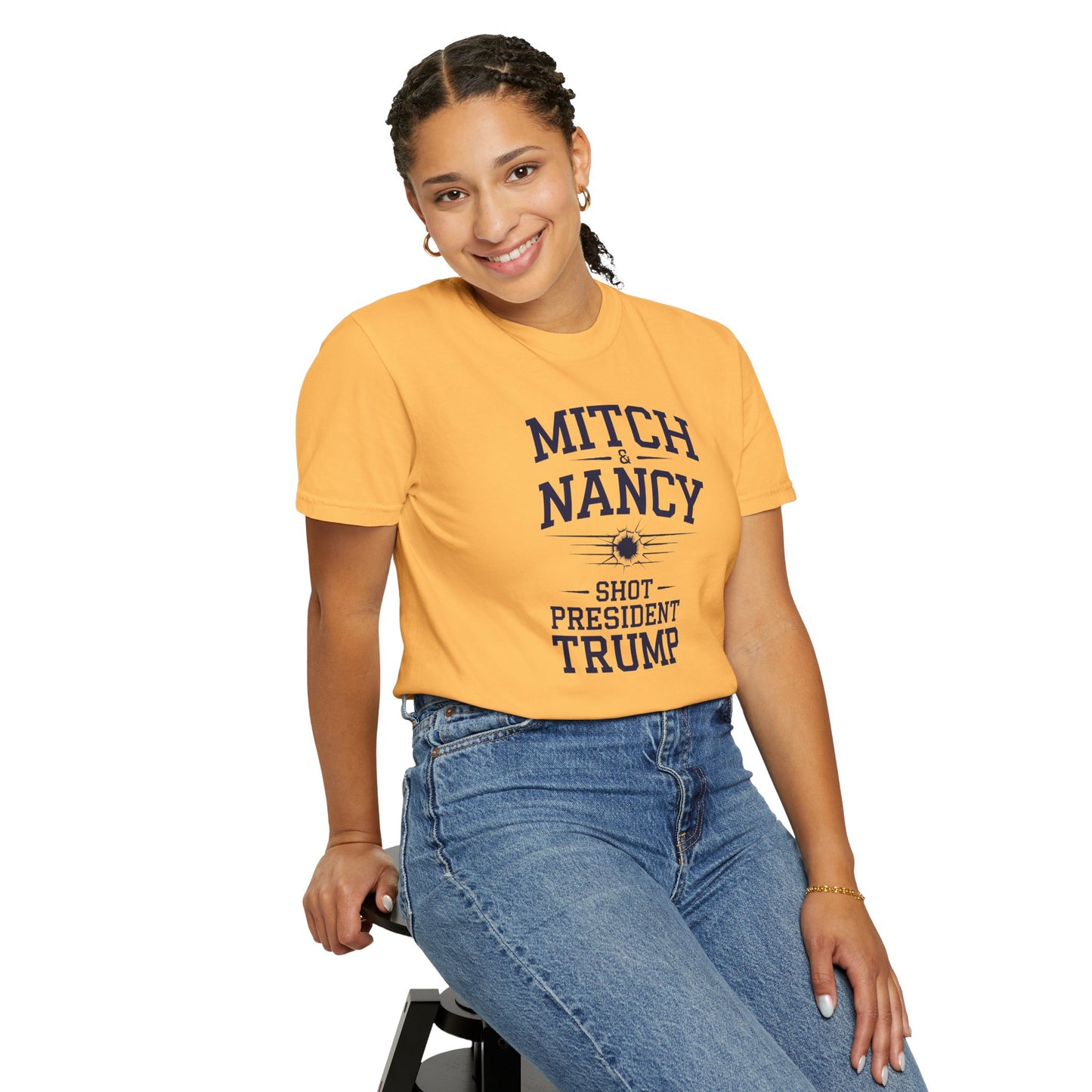 "Mitch & Nancy Shot President Trump", Unisex T-shirt