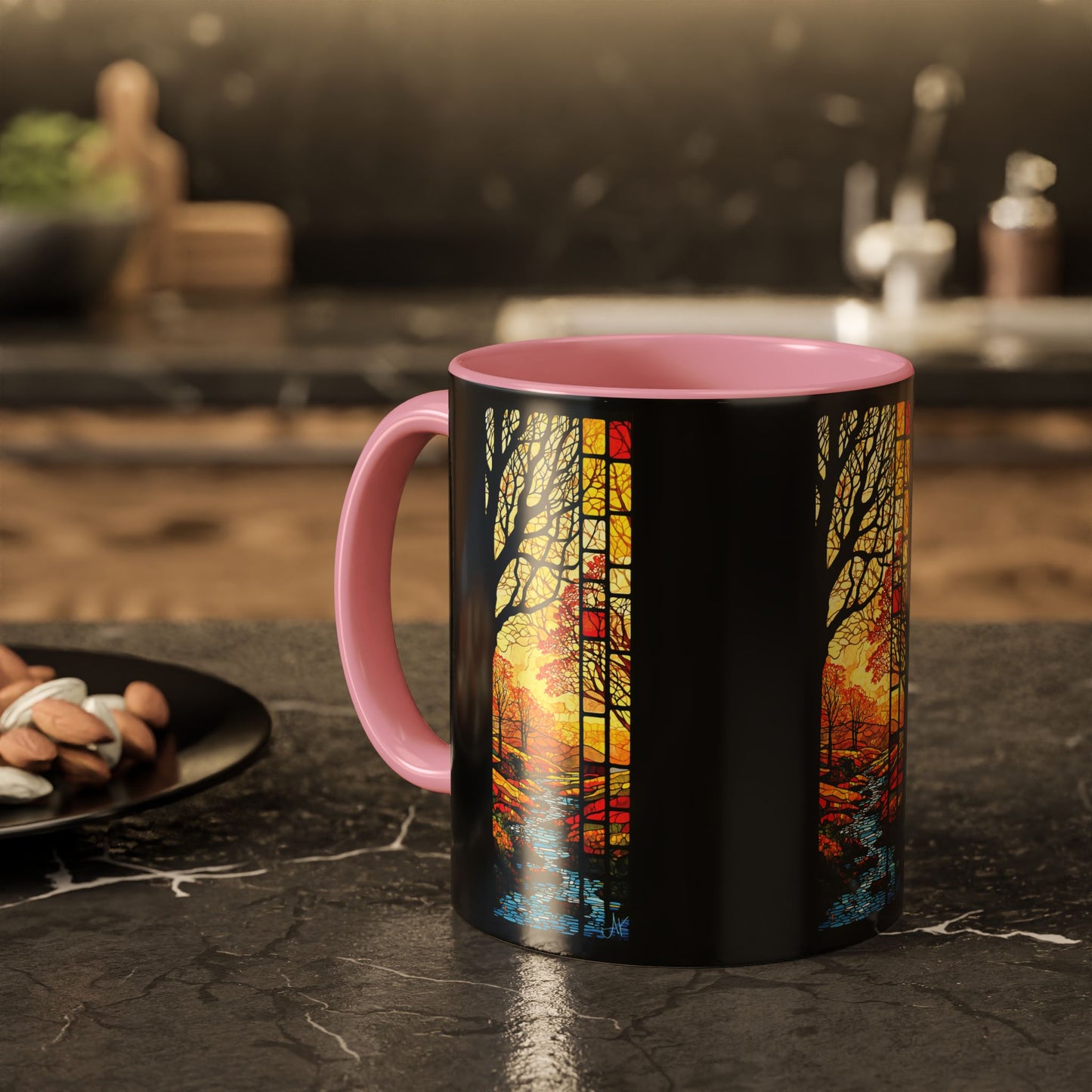 "Realization at 5", Colorful Mugs (11oz, 15oz)