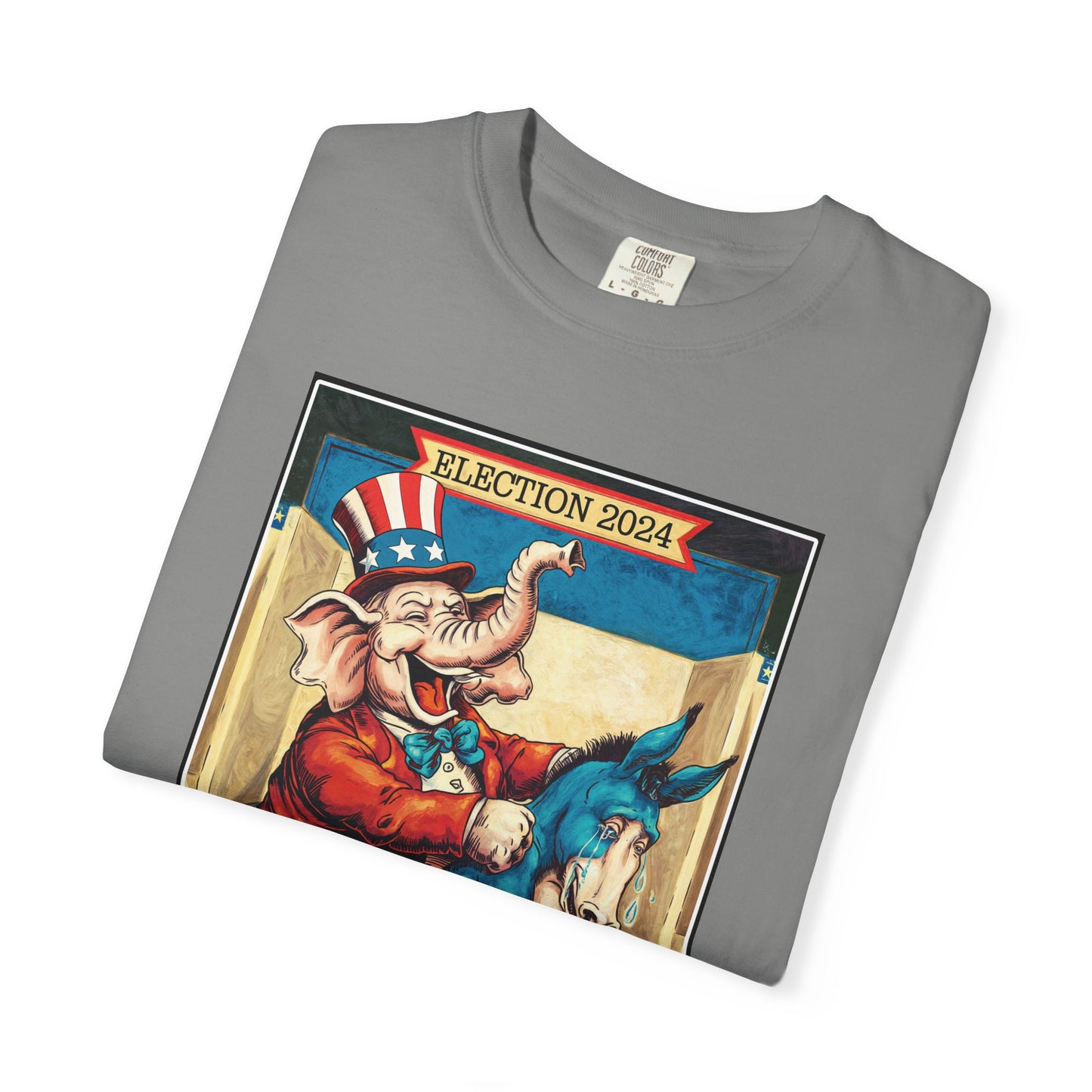 "MAGA Spanked the Donkeys 2024", Unisex T-shirt (Light Colors)