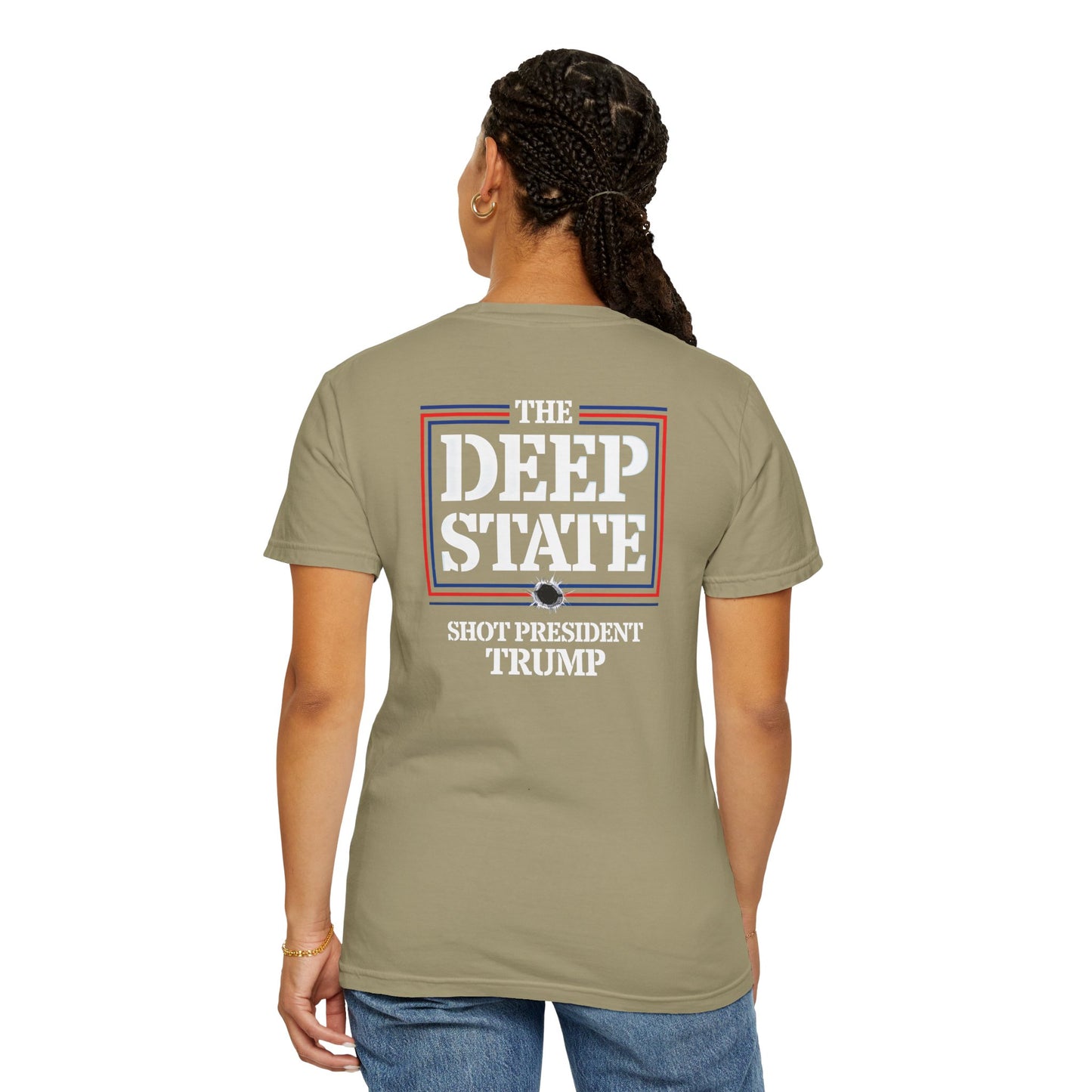 "The Deep State Shot President Trump" #01, Unisex T-shirt