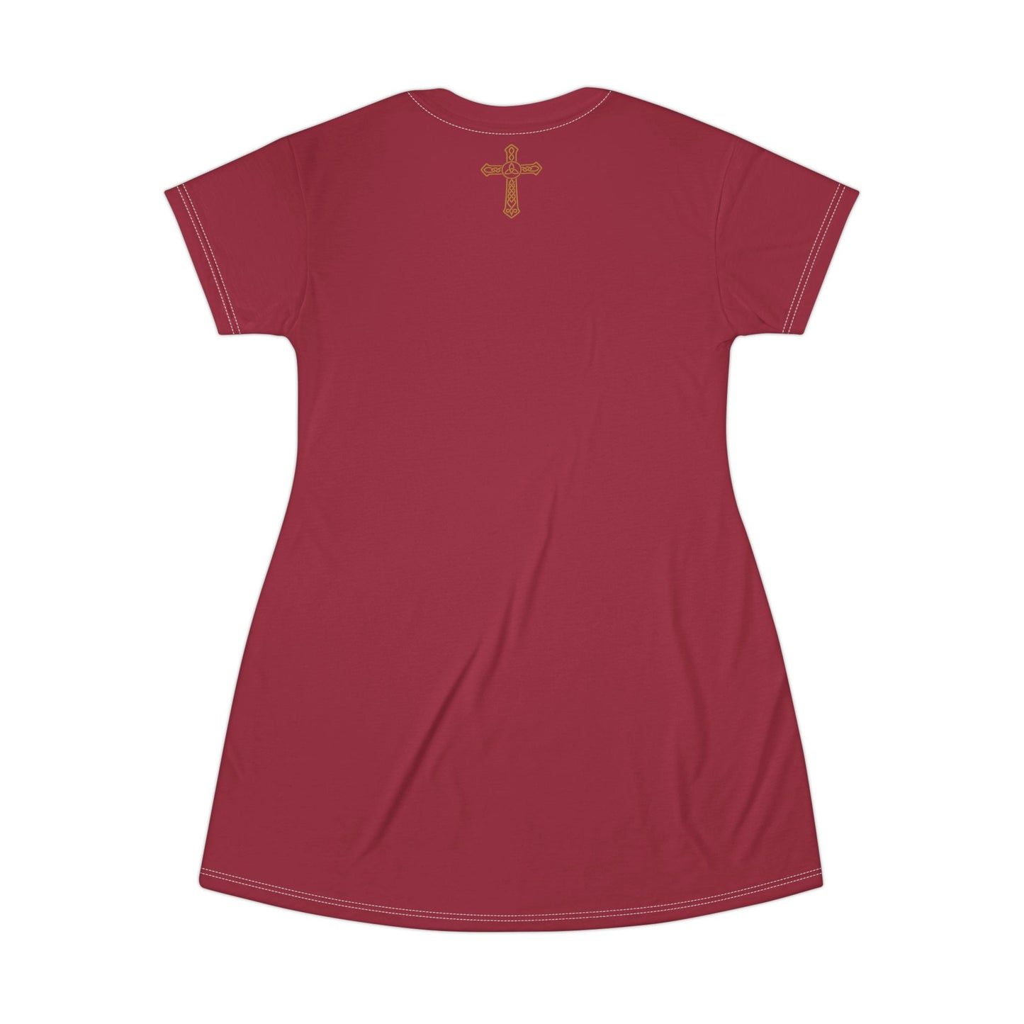 "Clan na Gael - Irish American", T-Shirt Dress (Fénechas Red)