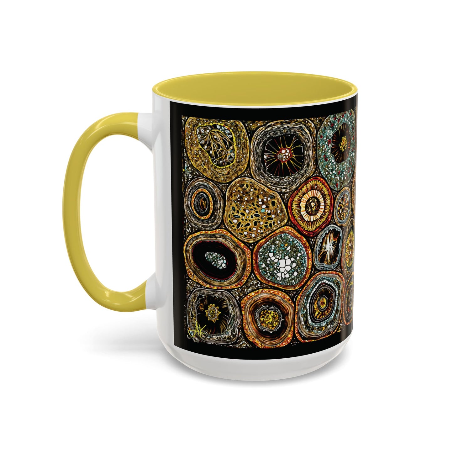 "Every Detail, His Design", Colorful Mugs (11oz, 15oz)