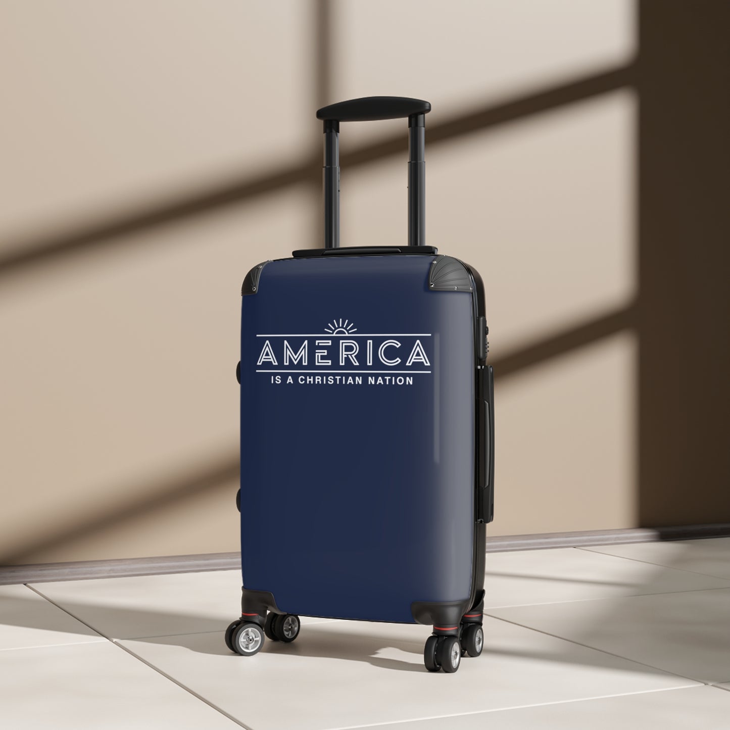 "America is a Christian Nation", Suitcases (Dark Blue)