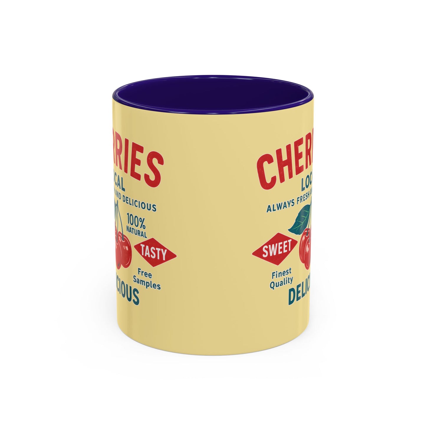 "Delicious Cherries", Colorful Mugs (11oz, 15oz) (Sanctum Veil)