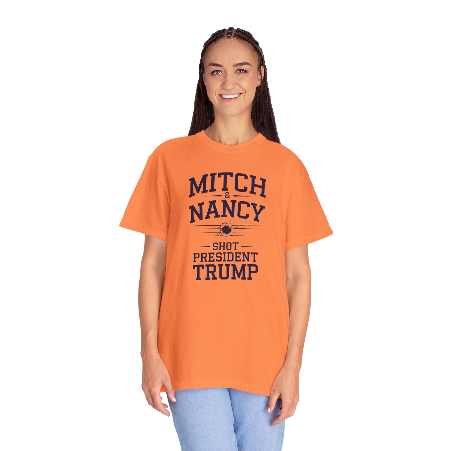 "Mitch & Nancy Shot President Trump", Unisex T-shirt