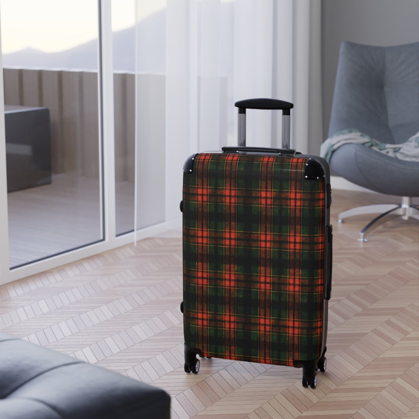 "Kilmor Brieve Tartan", Pattern Art Suitcases