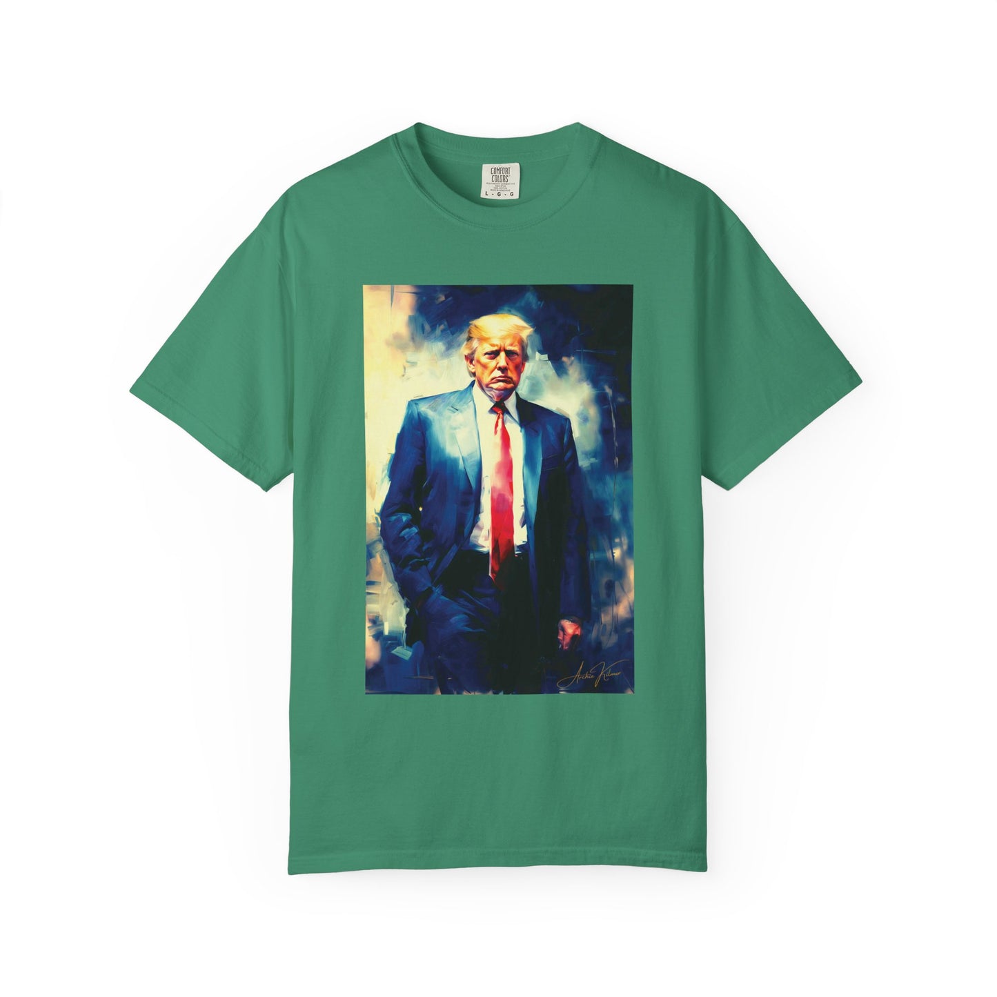"Trump Portrait No. 6", Unisex T-shirt (Dark Colors)