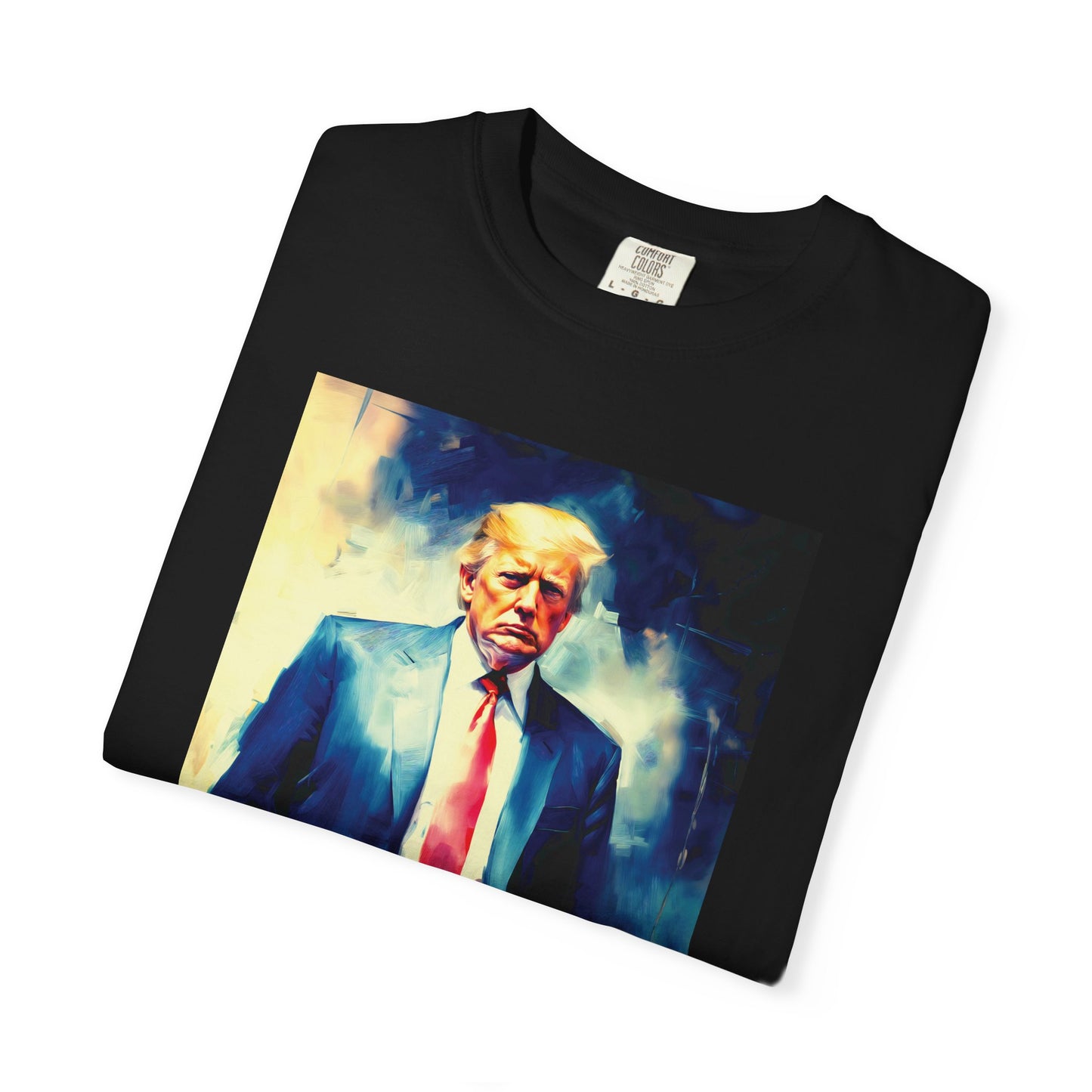 "Trump Portrait No. 6", Unisex T-shirt (Dark Colors)