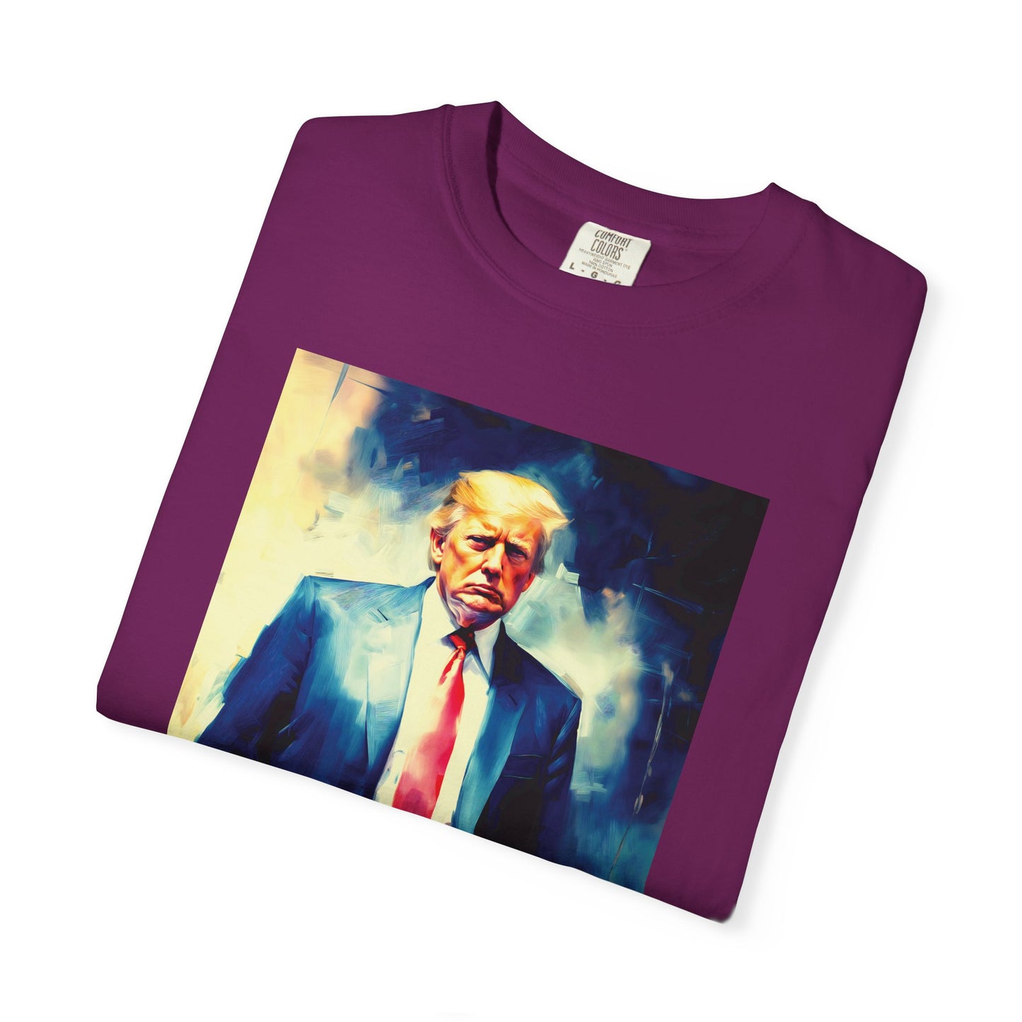 "Trump Portrait No. 6", Unisex T-shirt (Dark Colors)