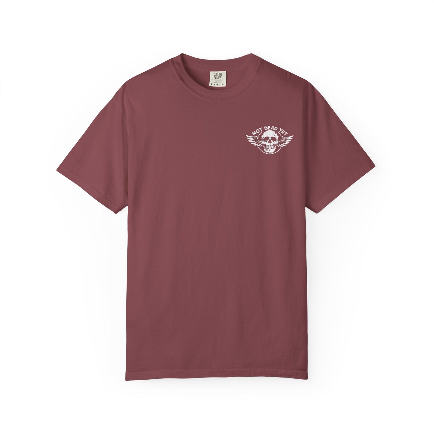 "Not Dead Yet - Winged Skull", Unisex T-shirt