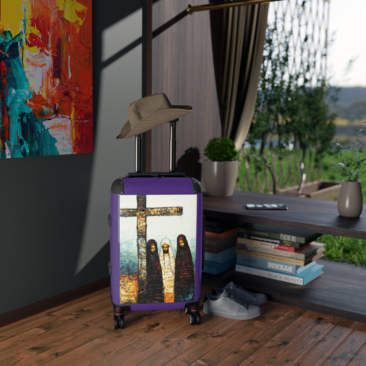 "At-the-Foot of the Cross - John 19:25", Suitcases (Purple)
