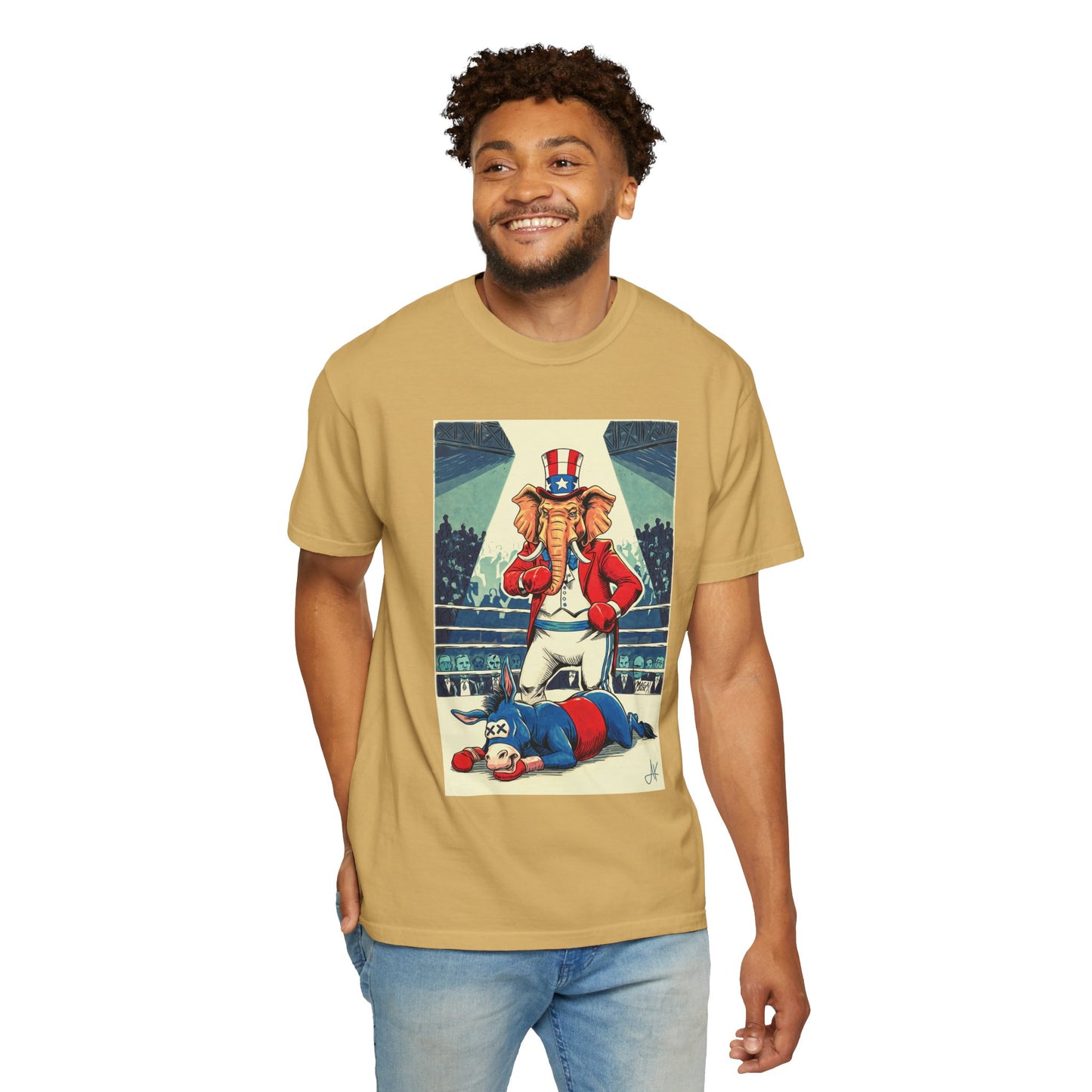 "Brutal Woke Knockout 2024", Unisex T-shirt (Light Colors)