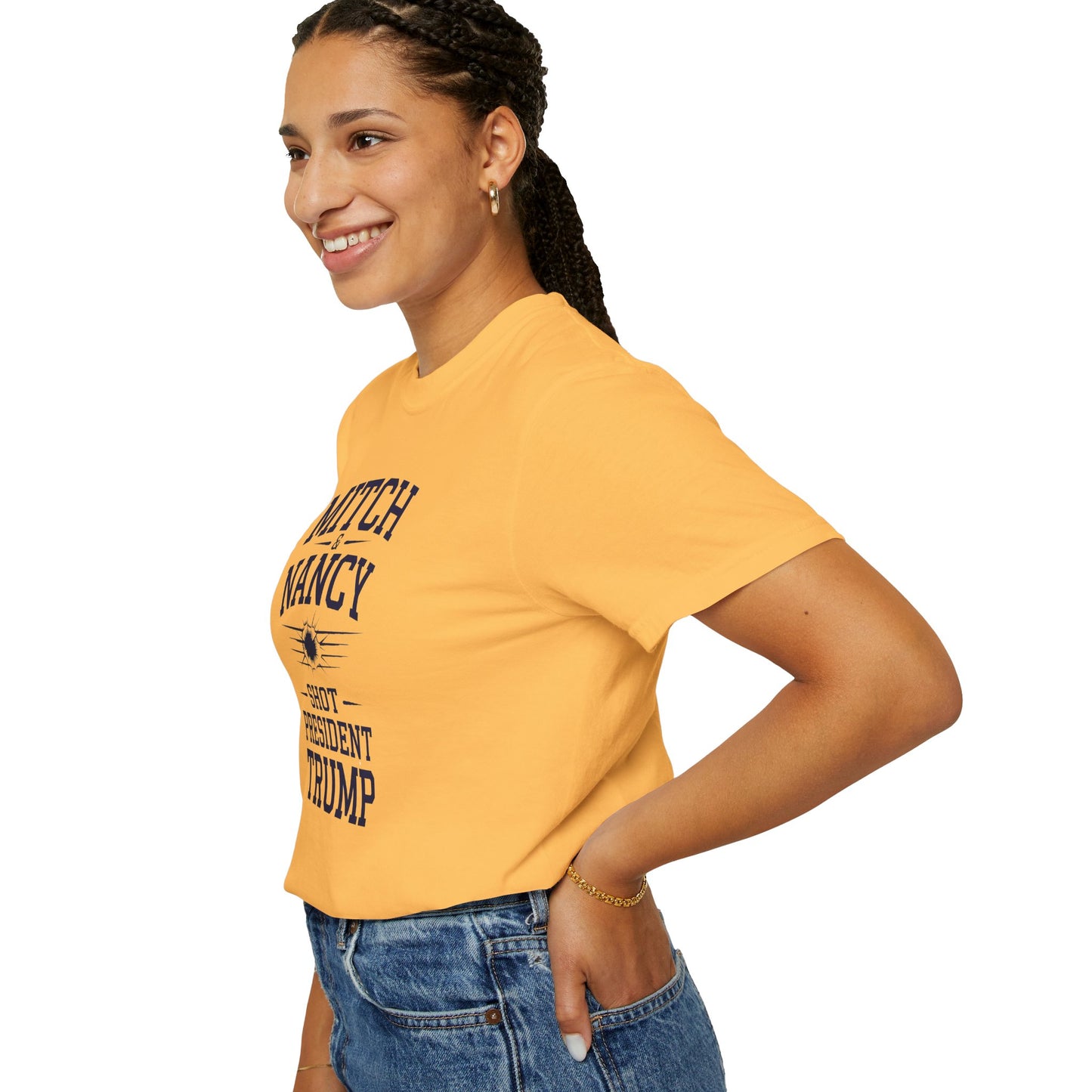 "Mitch & Nancy Shot President Trump", Unisex T-shirt