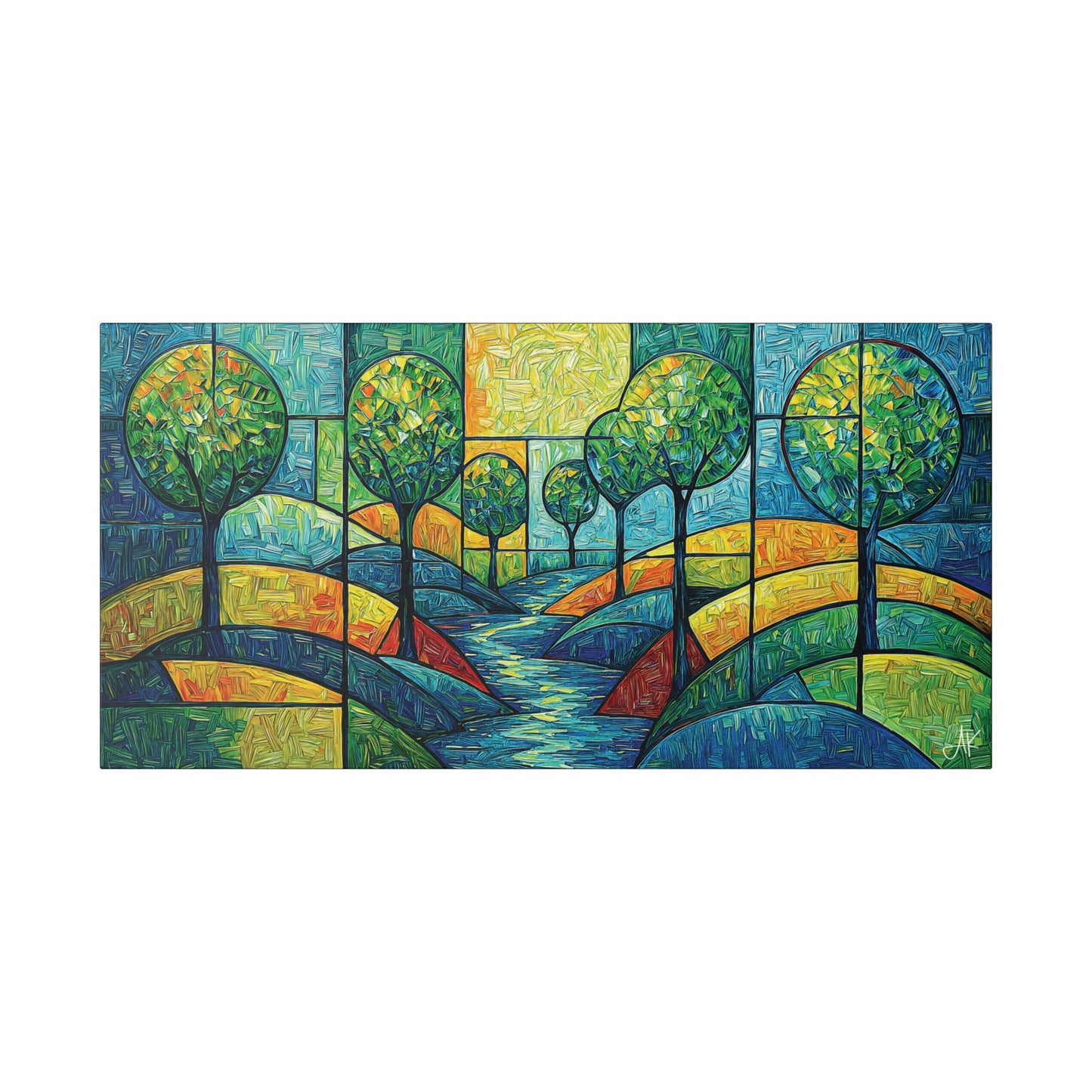 "River Add" #02, Stretched Classic Canvas Fine Art Print