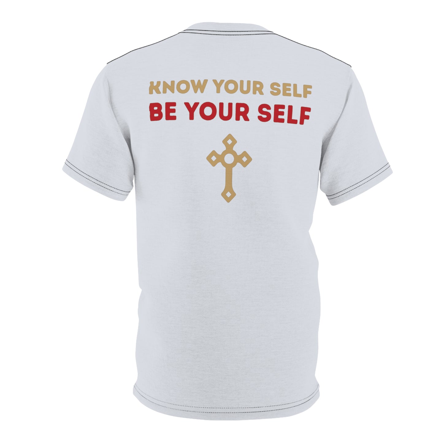 "Know Your Self", Unisex T-shirt (Inked Silk Grey)