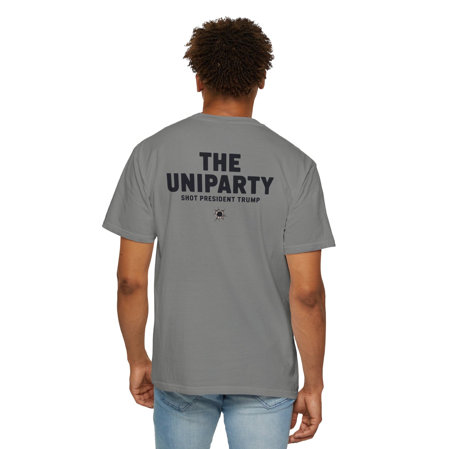 "The Uniparty Shot President Trump" #02, Unisex T-shirt