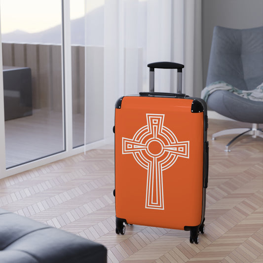 "A Simple High Cross", Suitcases (Dark Orange)