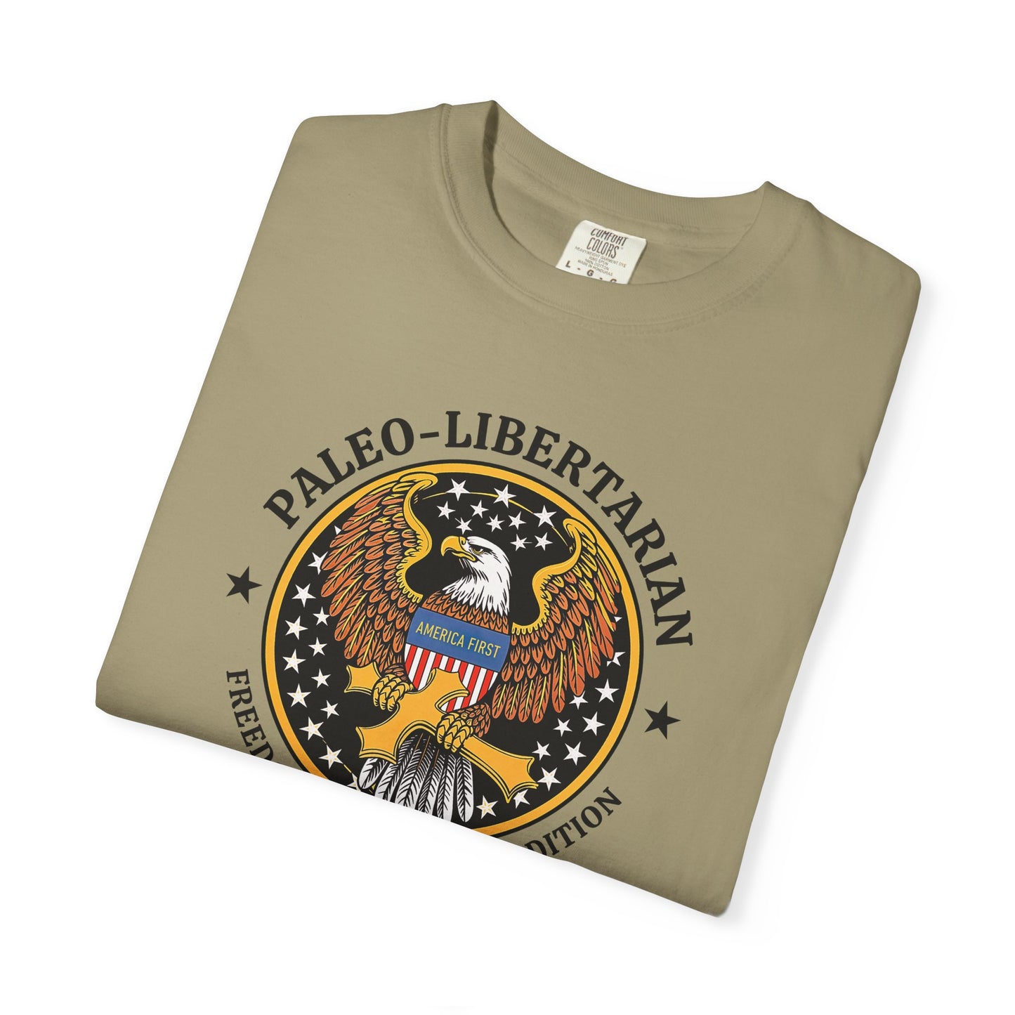 "Paleo-Libertarian" #01, Unisex T-shirt (Light Colors)
