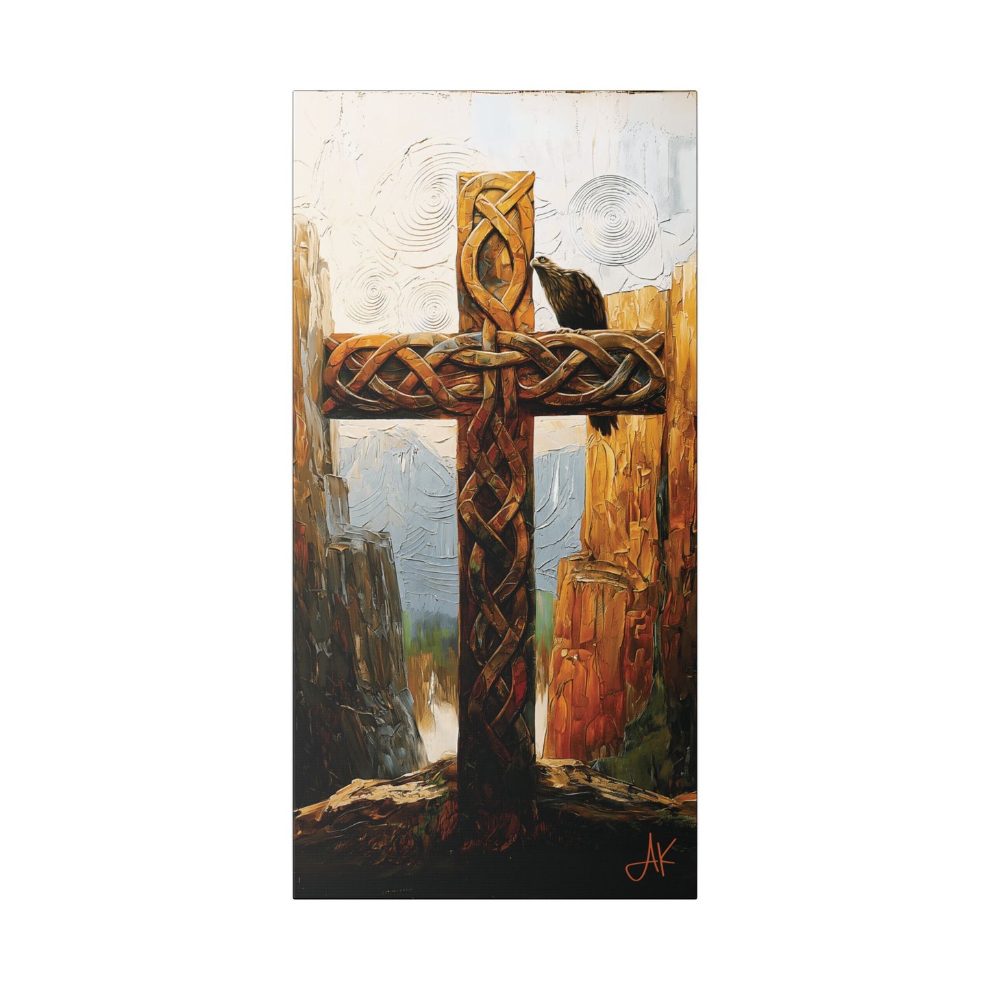 "Airer Goídel (Gaelic) Coast of the Gaels (English)", Stretched Classic Canvas Fine Art Print