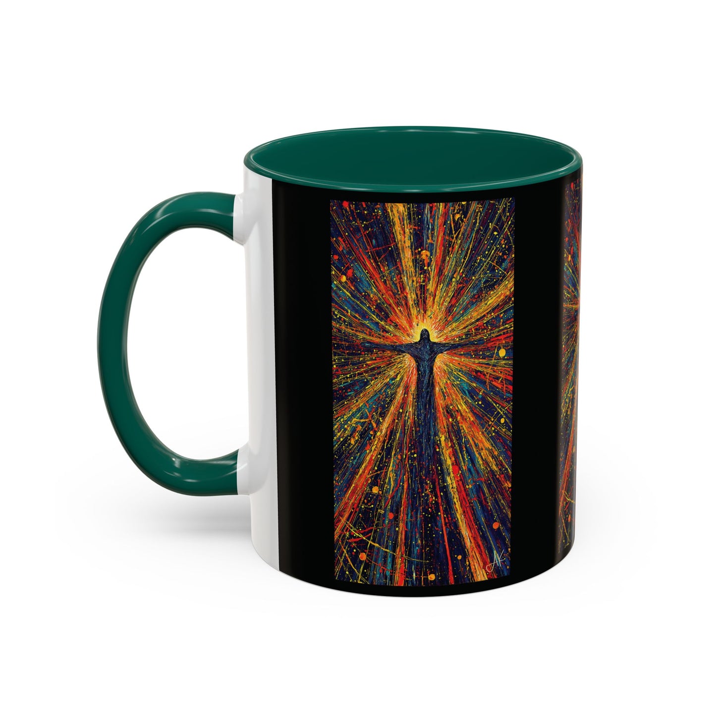 "Born Again in His Radiance - Isaiah 60:1", Colorful Mugs (11oz & 15oz)