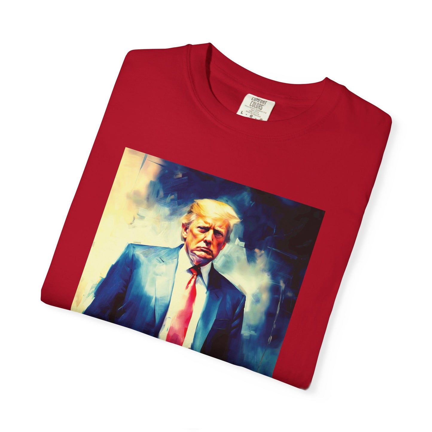 "Trump Portrait No. 6", Unisex T-shirt (Dark Colors)