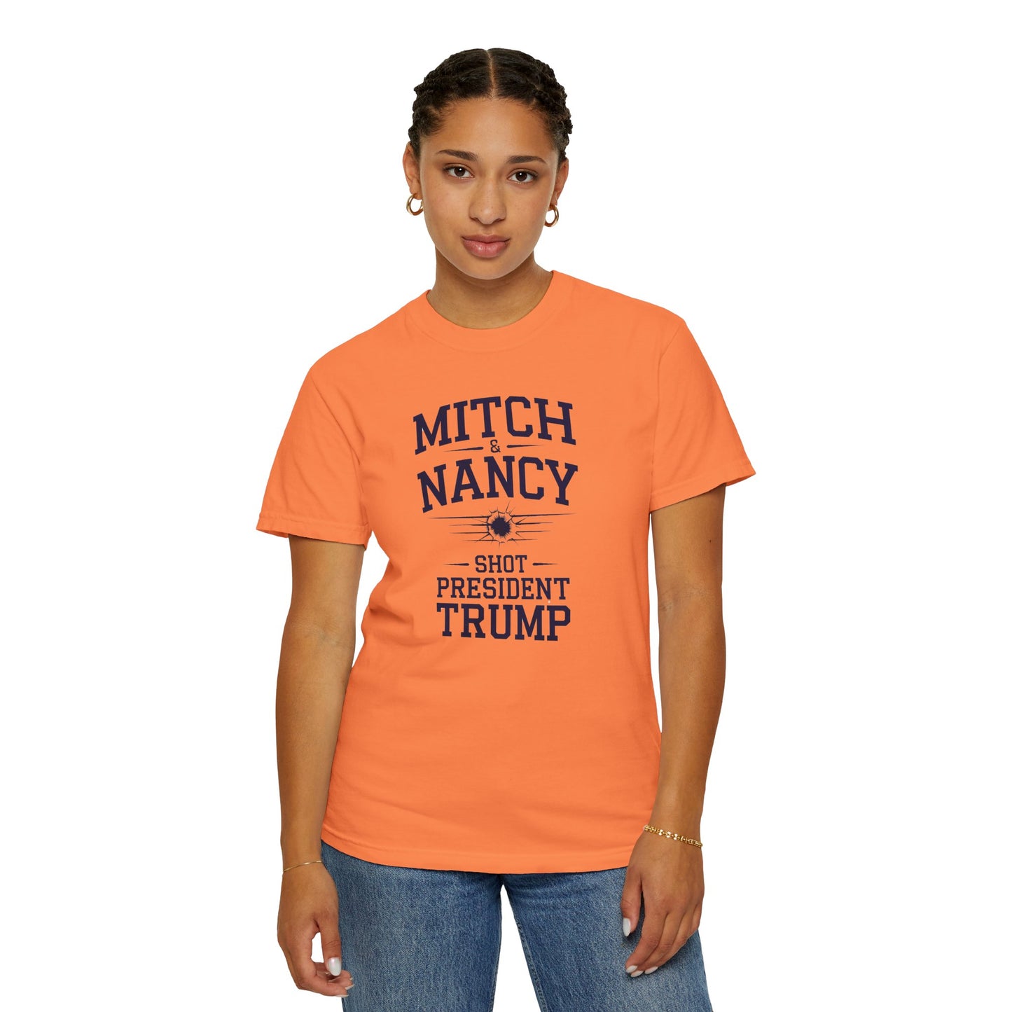 "Mitch & Nancy Shot President Trump", Unisex T-shirt