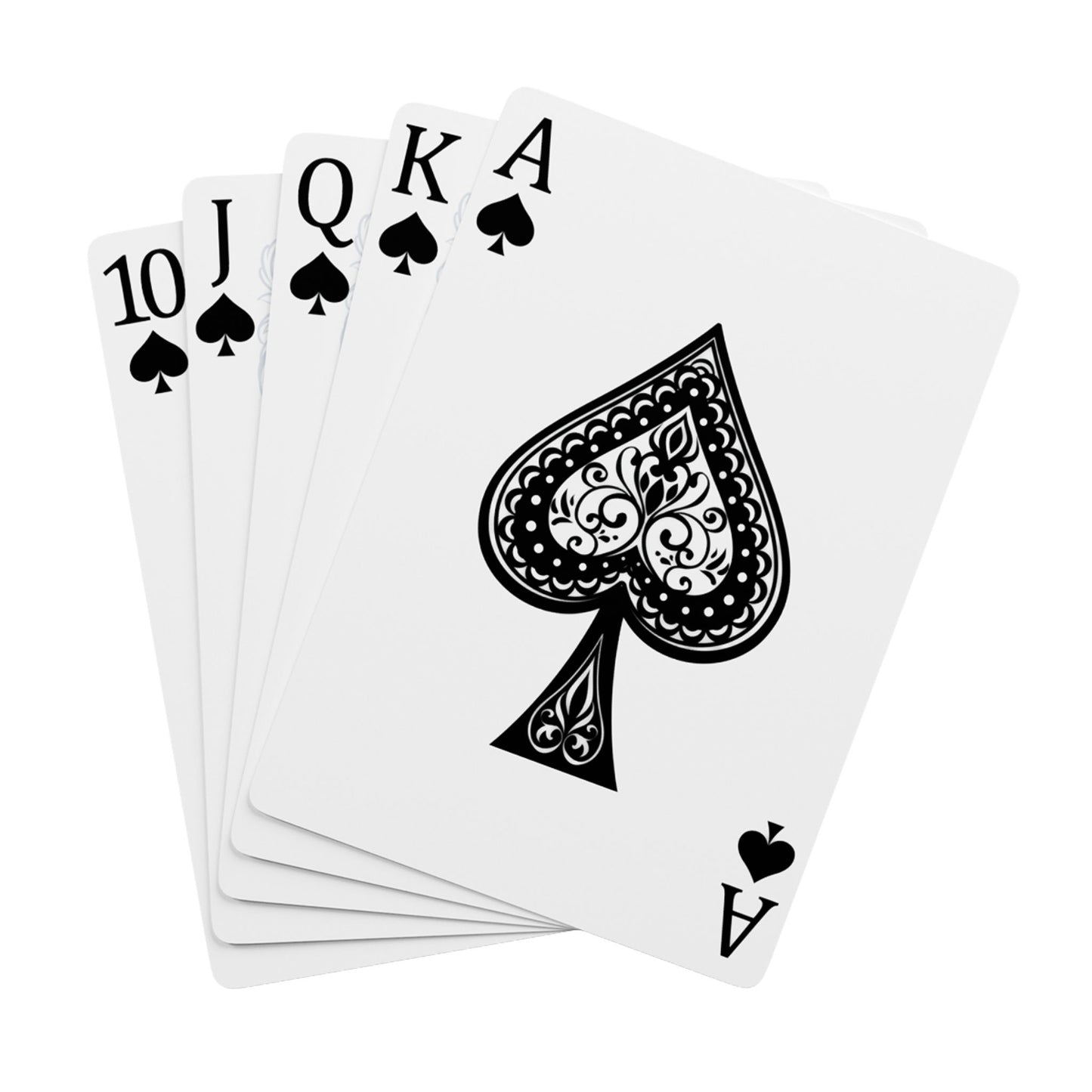 "Psalms 1:1 (KJV)", Retro Playing Cards (Void Black)