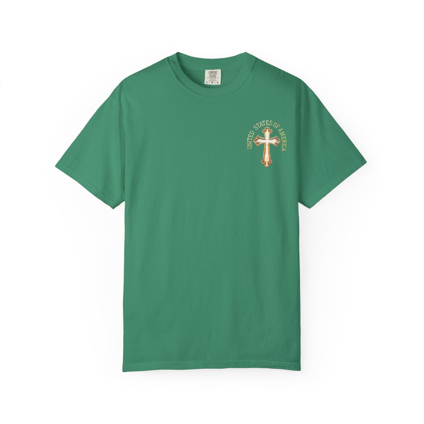 "USA Gold Cross", Unisex T-shirt