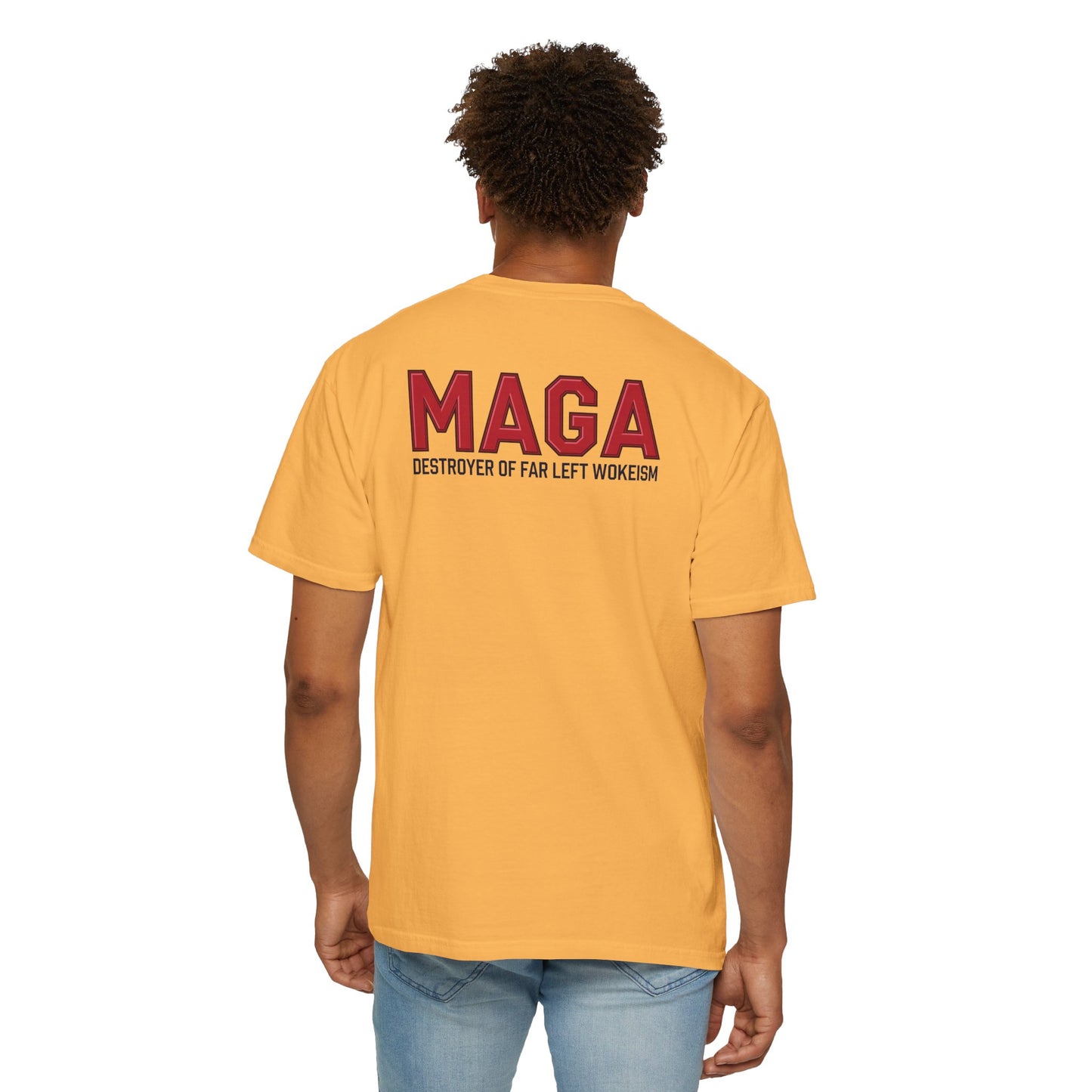 "MAGA - Destroyer of Far Left Wokeism", Unisex T-shirt