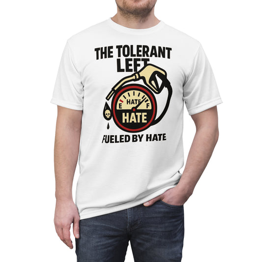 "The Tolerant Left", Unisex T-shirt (Doctor White)