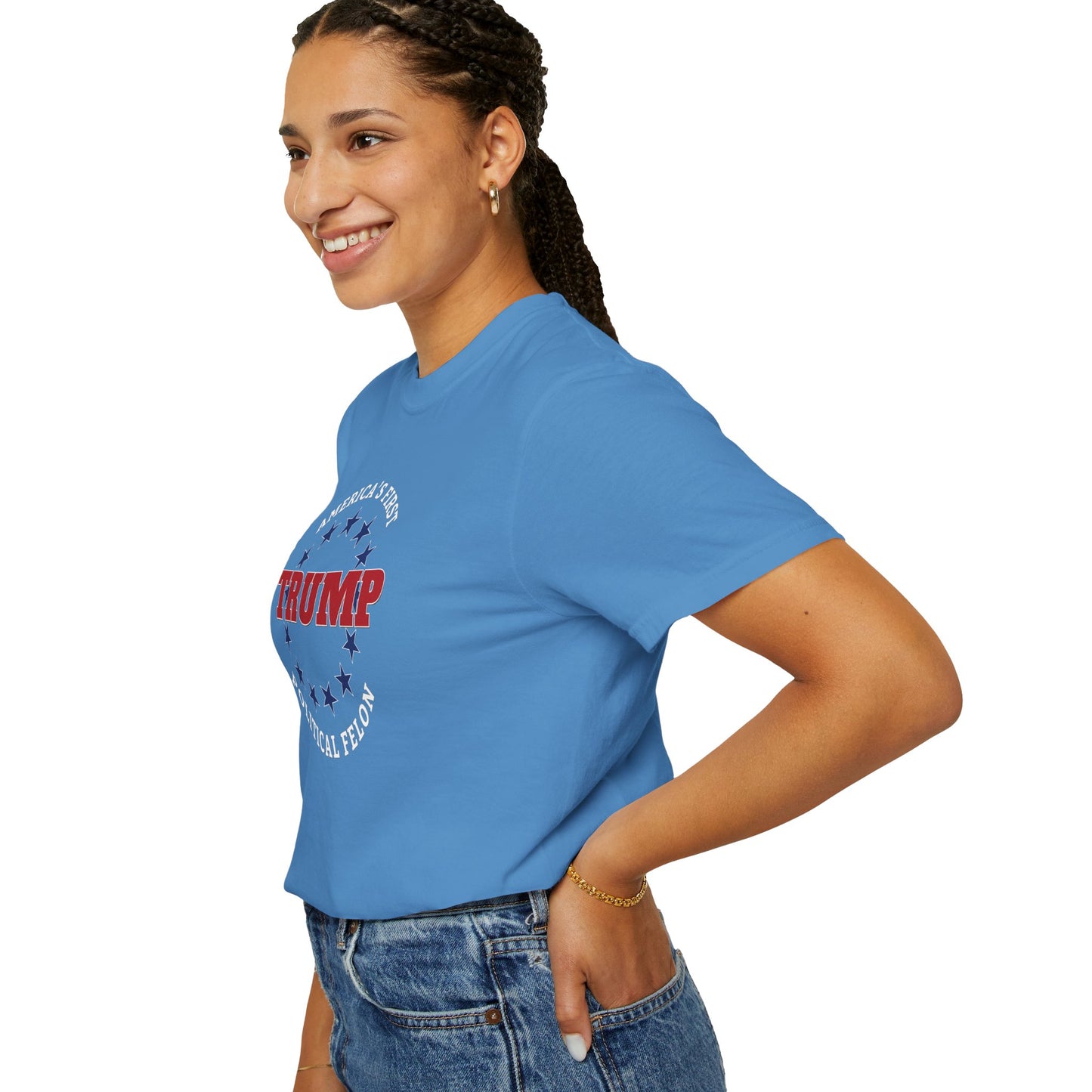 "Trump - America's First Political Felon", Unisex T-shirt