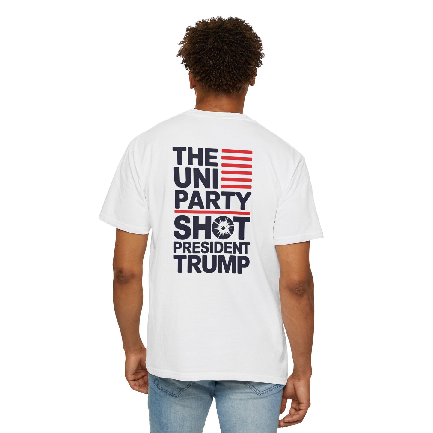 "The Uniparty Shot President Trump" #01, Unisex T-shirt