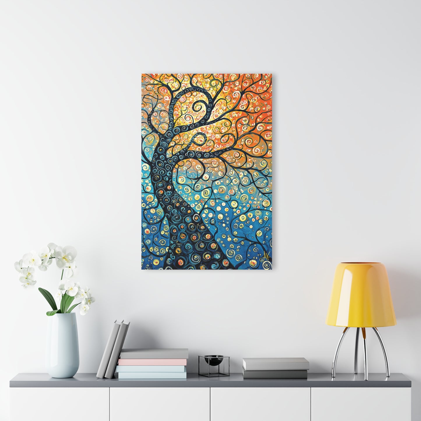 "Crann Beatha Naomh (Gaelic) - The Sacred Tree of Life (English)", Fine Art Acrylic Wall Prints (French Cleat Hanging)