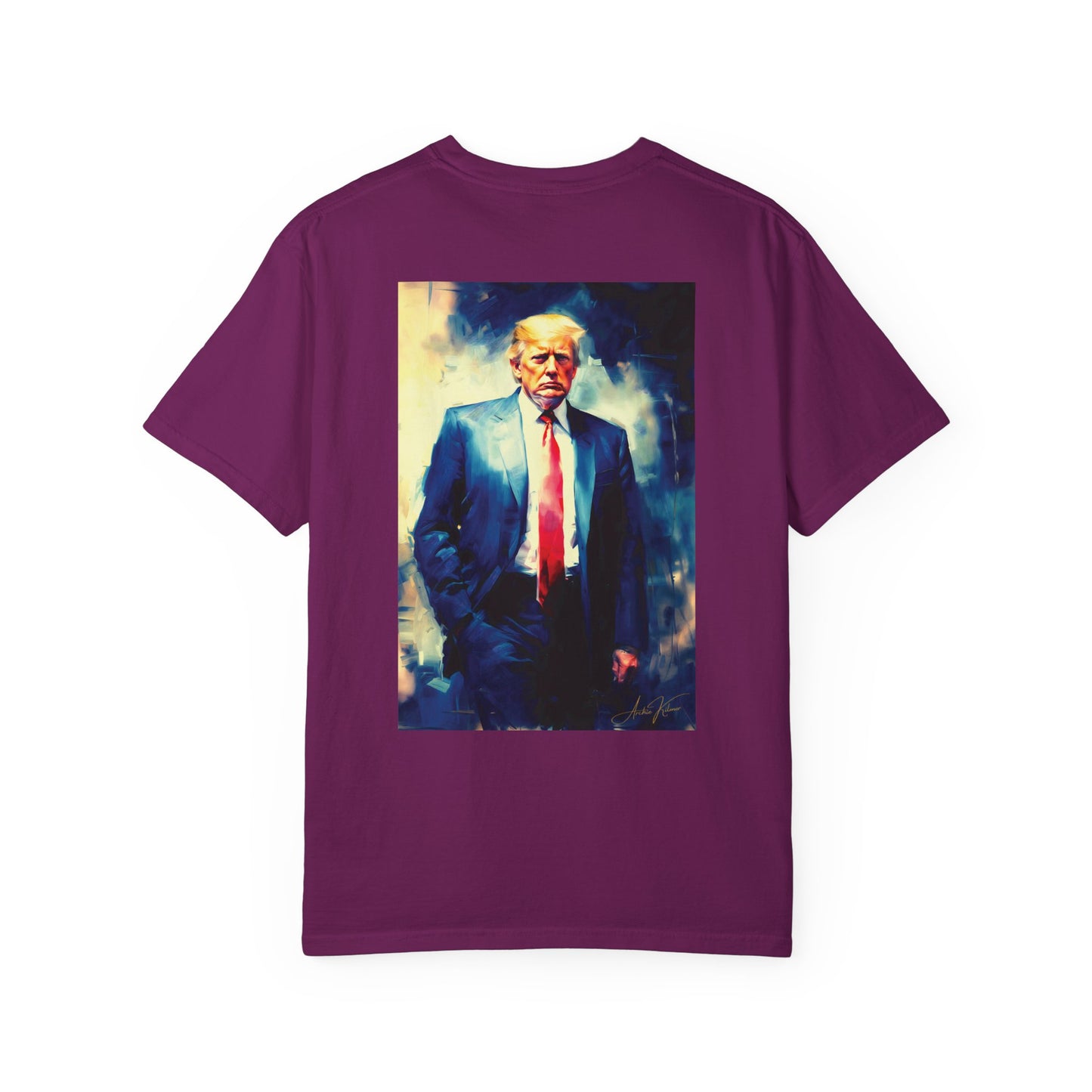 "Trump Portrait No. 6", Unisex T-shirt (Dark Colors)