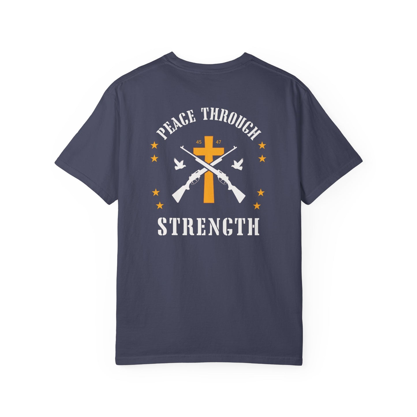 "Peace Through Strength" #01, Unisex T-shirt