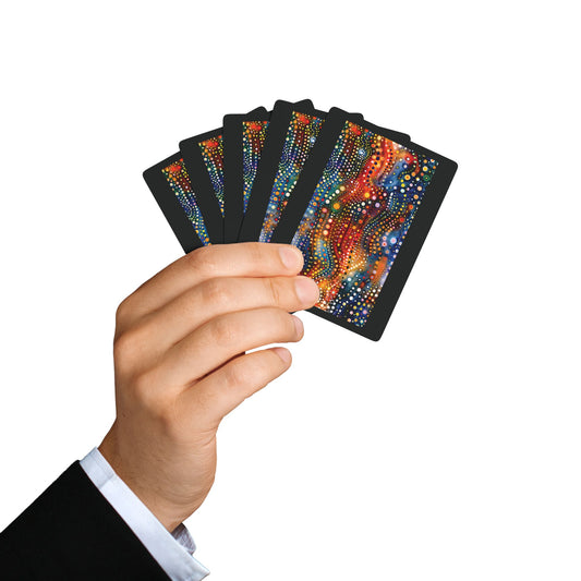 "Abstract 69", Fine Art Playing Cards (Void Black)