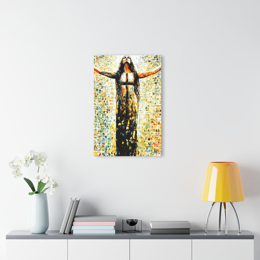 "Walk with God", Fine Art Acrylic Wall Prints (French Cleat Hanging)