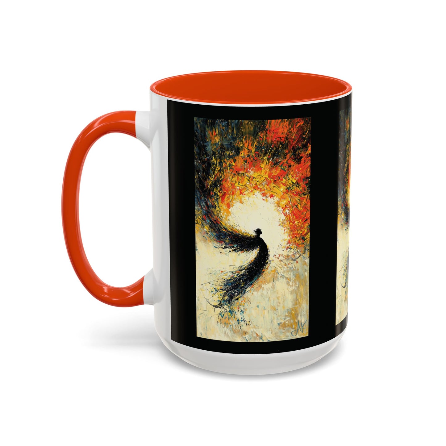 "Seraphic Aegis", Colorful Mugs (11oz, 15oz)