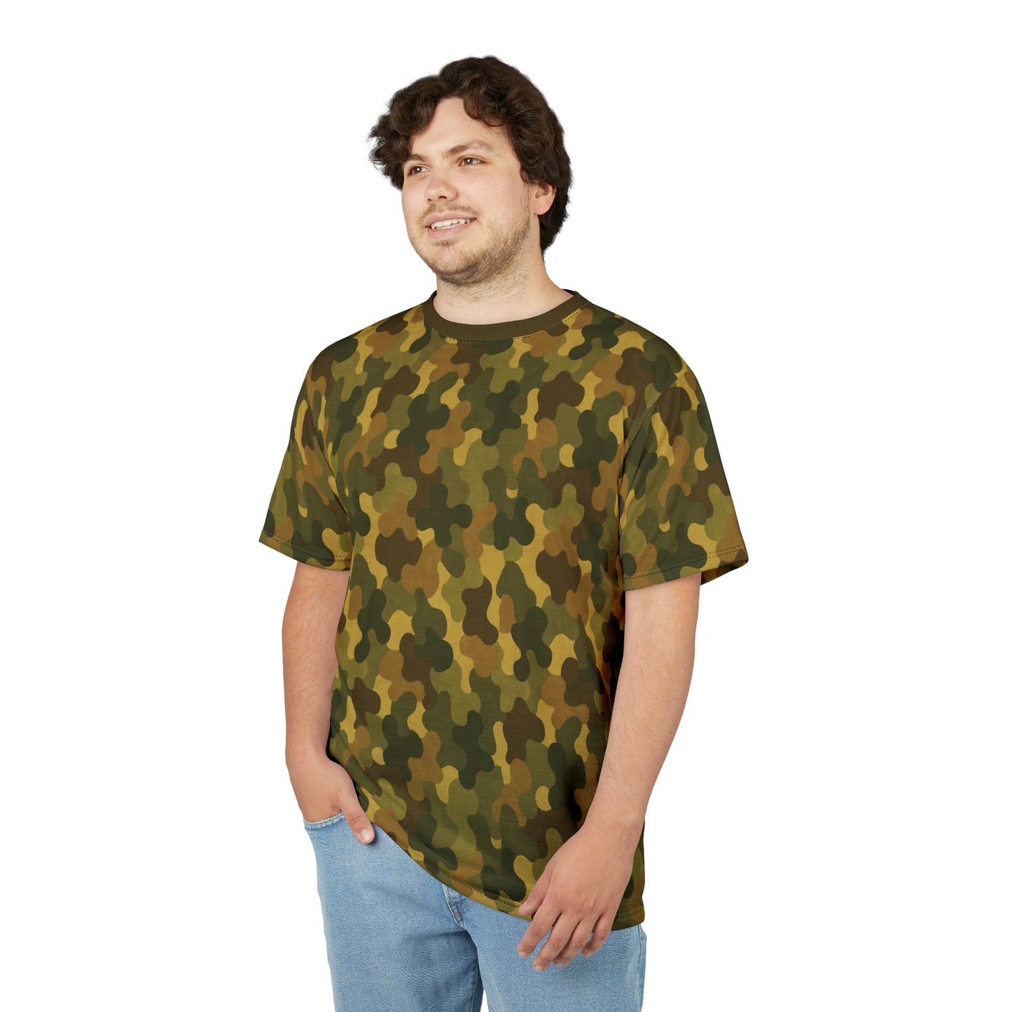 "SASR Day-Ops Camouflage", Unisex Tee (SASR Brown Collar)