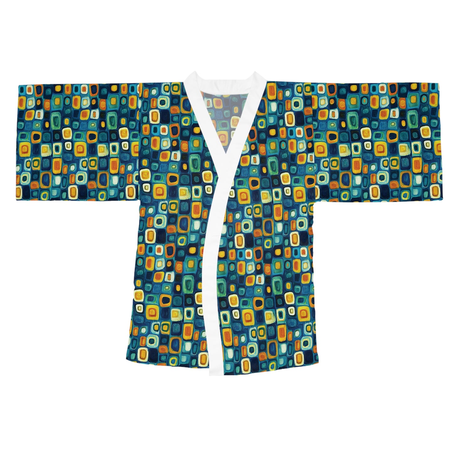 "Soul Mosaic", Long Sleeve Kimono Robe