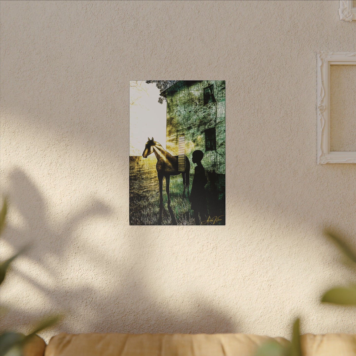 "The Back Paddock", Matte Canvas Fine Art Print