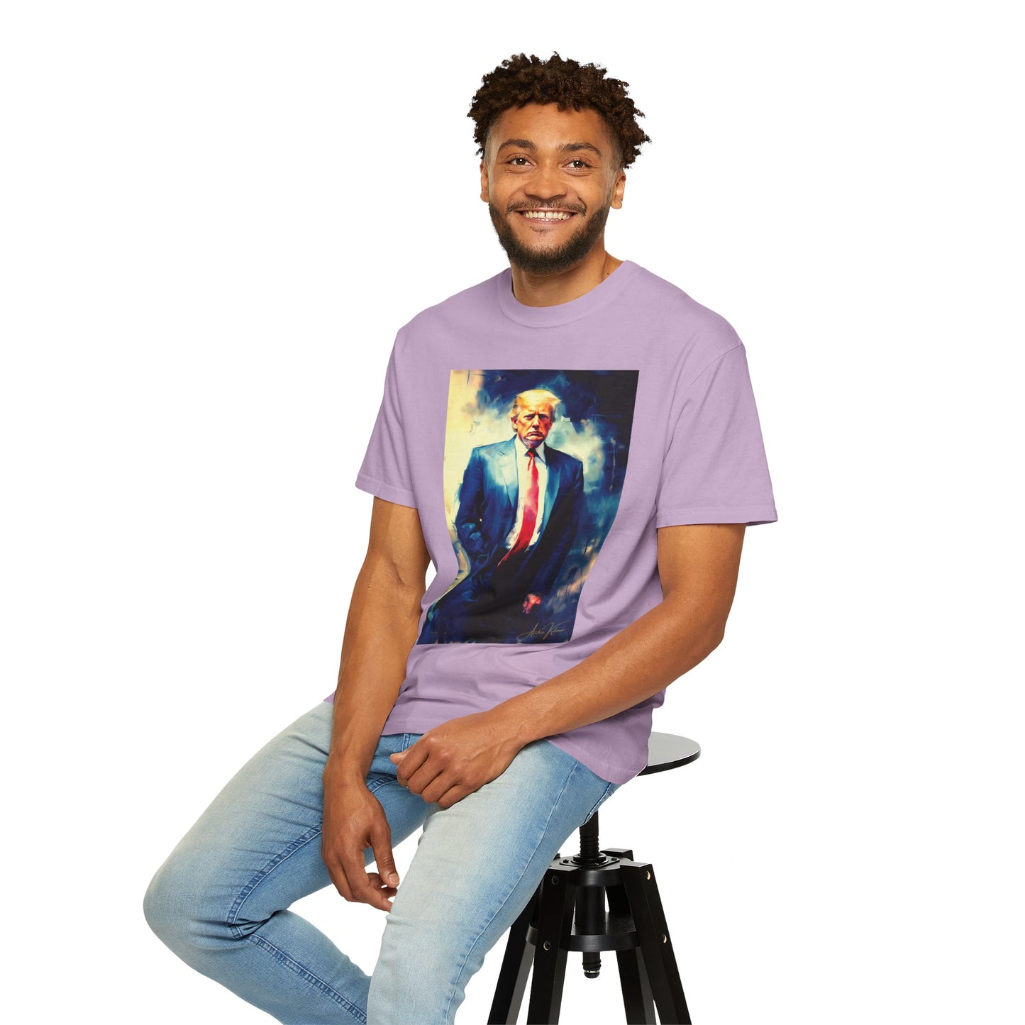 "Trump Portrait No. 6", Unisex T-shirt (Light Colors)