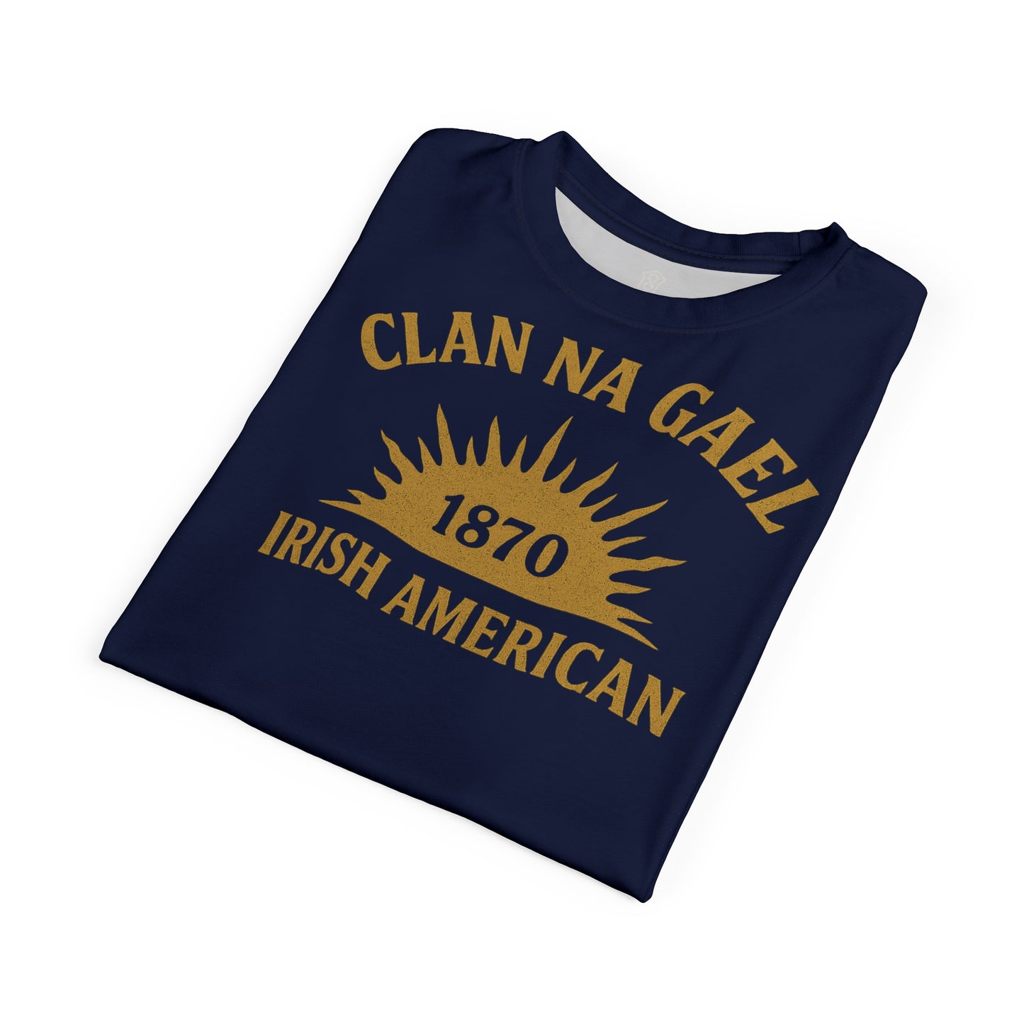 "Clan na Gael - Irish American", Unisex T-shirt (Mariana Blue)