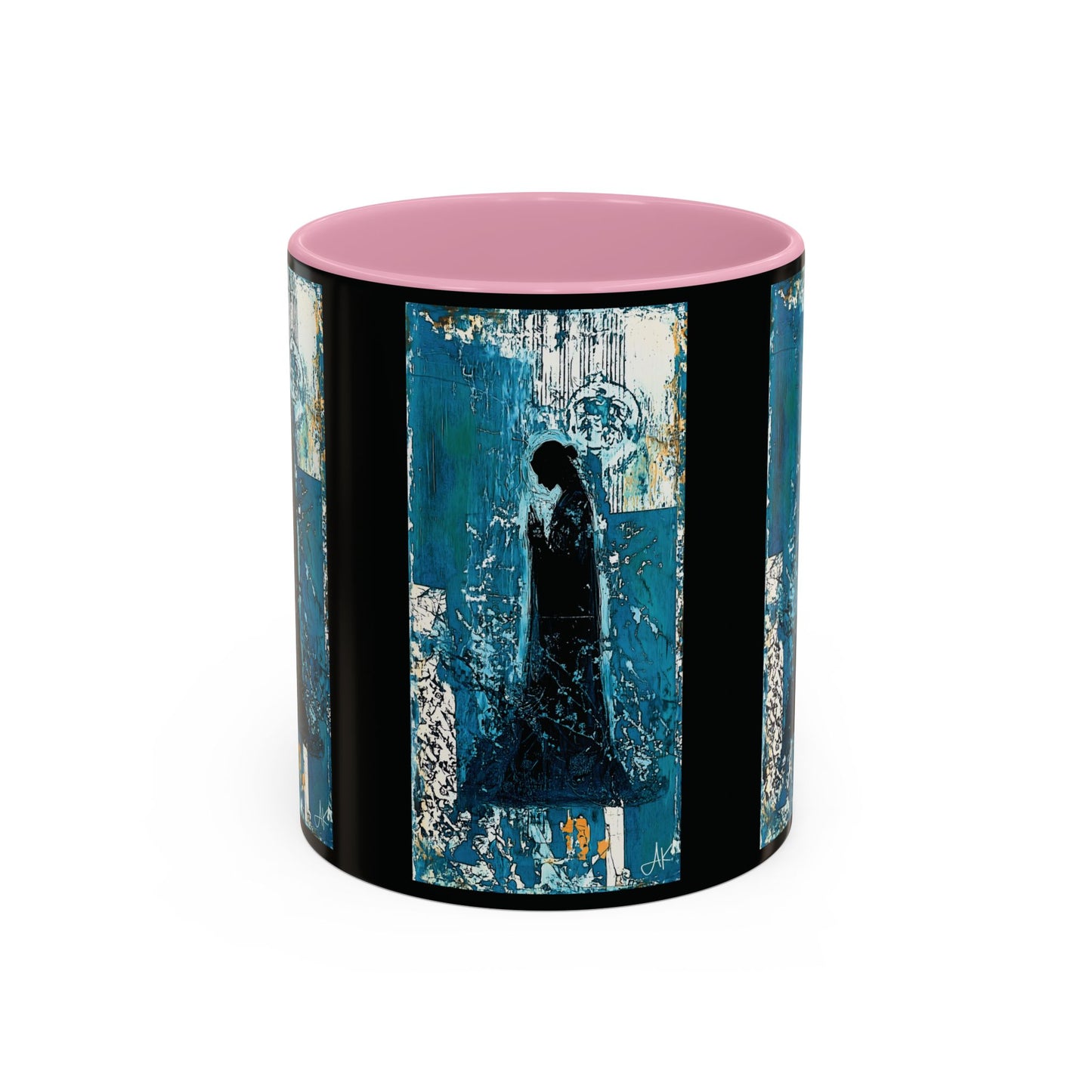 "Behold the Handmaid - Luke 1:38", Colorful Mugs (11oz, 15oz)