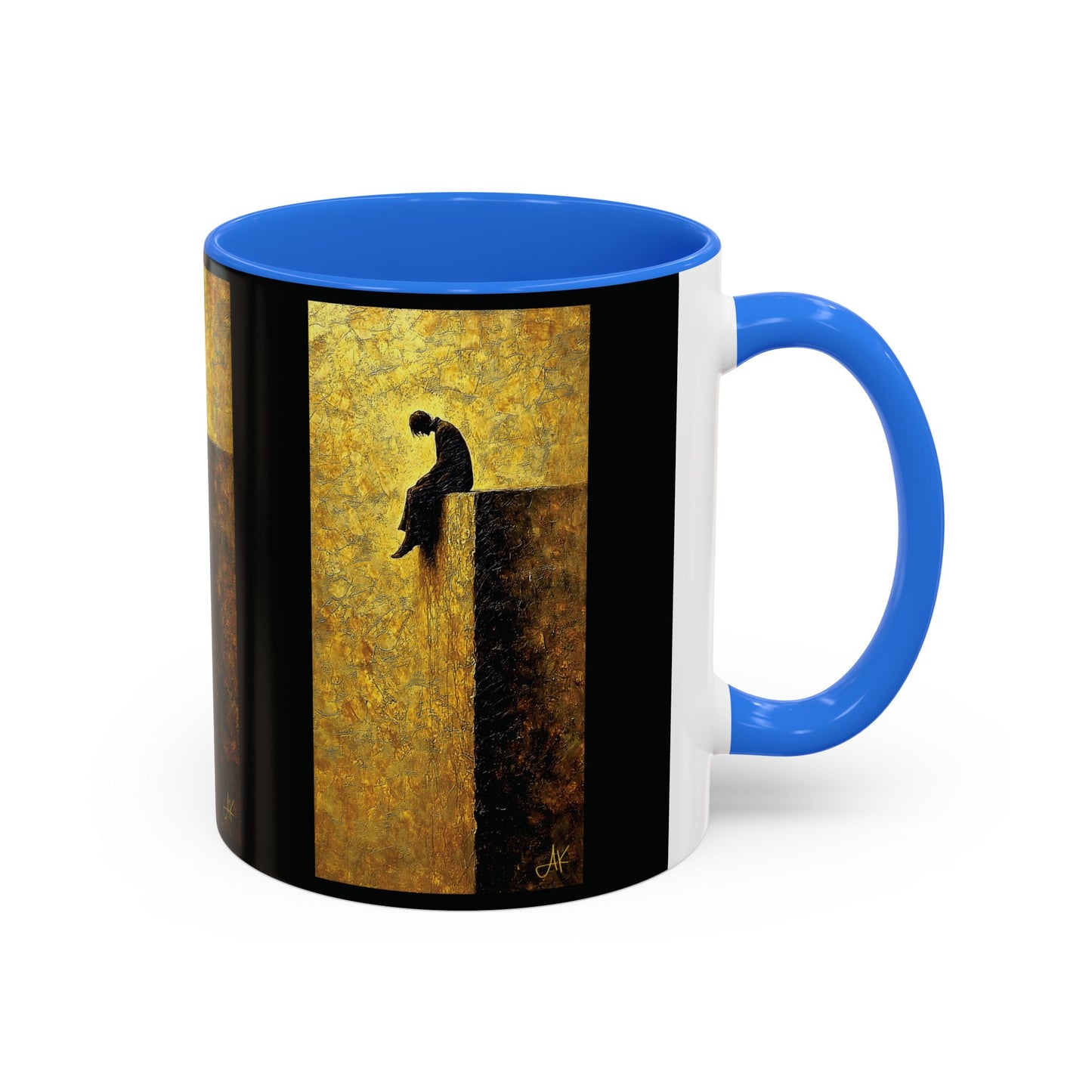 "In Darkest Hour He Is With Me", Colorful Mugs (11oz, 15oz)