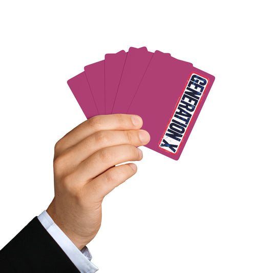 "Generation X", Retro Playing Cards (Early Purple Orchid)